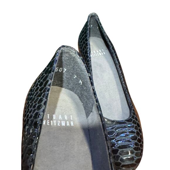 Stuart weitzman leather heel size 7 excellent condtion - Picture 3 of 8